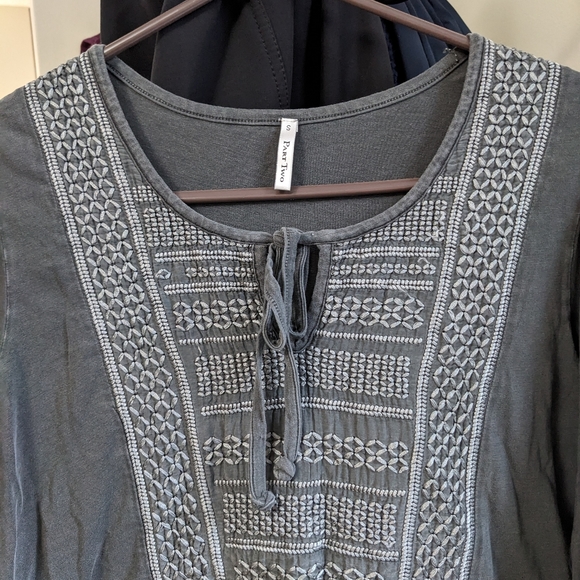 Mid-thigh length cotton dress - Picture 2 of 5